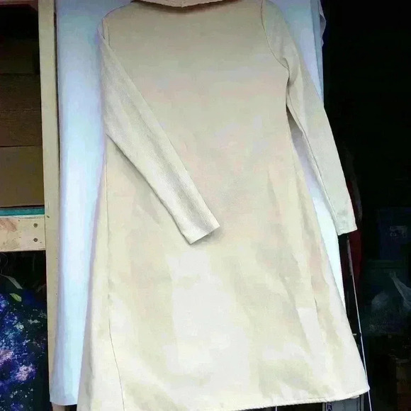 Womens open cape jacket size S cream color business office staple - Picture 12 of 12